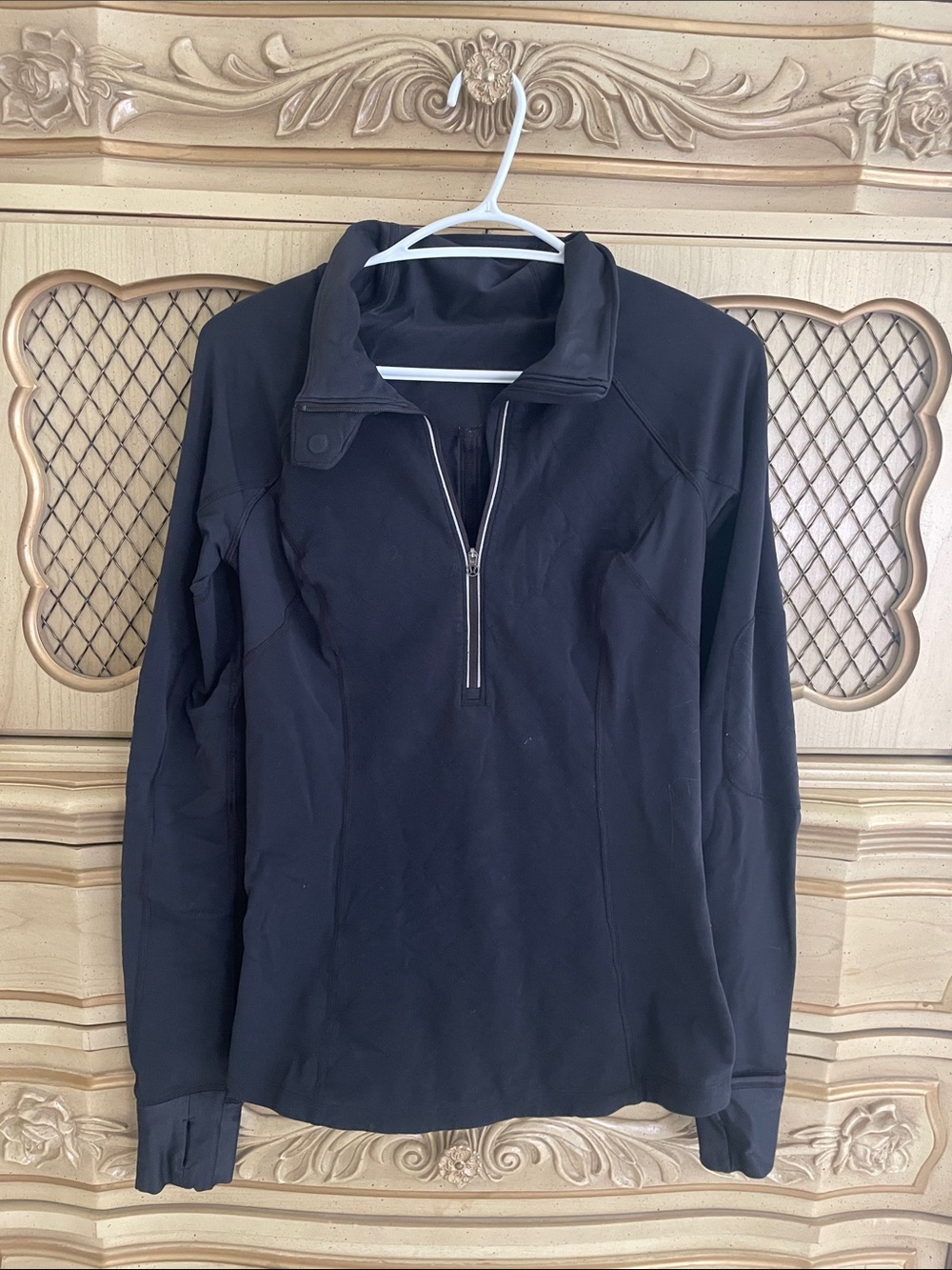 lululemon athletica Black Half-Zip Pullover